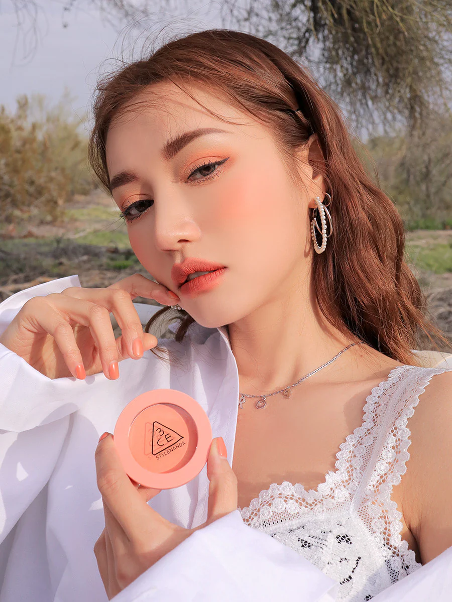 3CE Stylenanda Face Blush #Peach Splash - Image 4