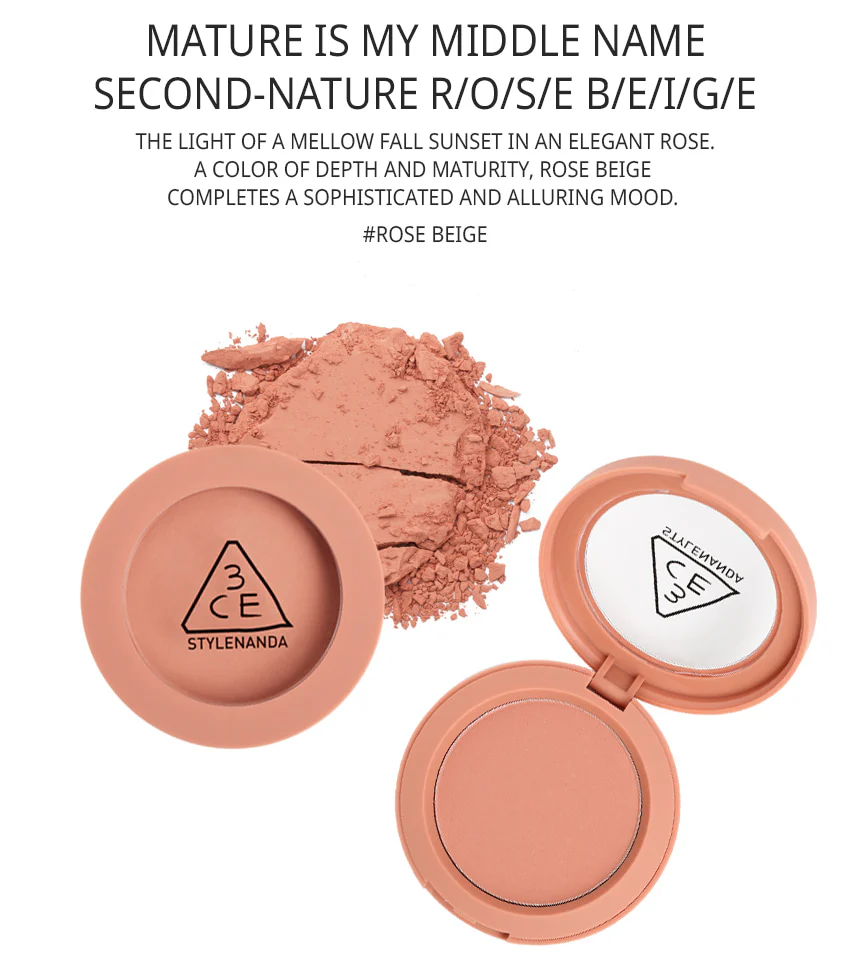 3CE Stylenanda Face Blush #Rose Beige - Image 3