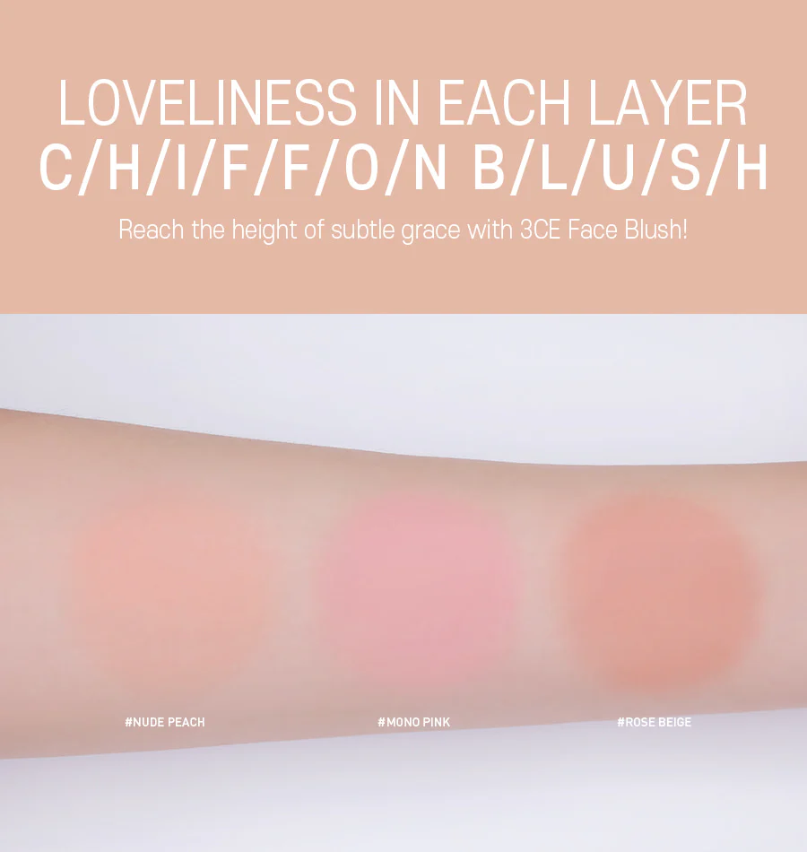 3CE Stylenanda Face Blush #Rose Beige - Image 8