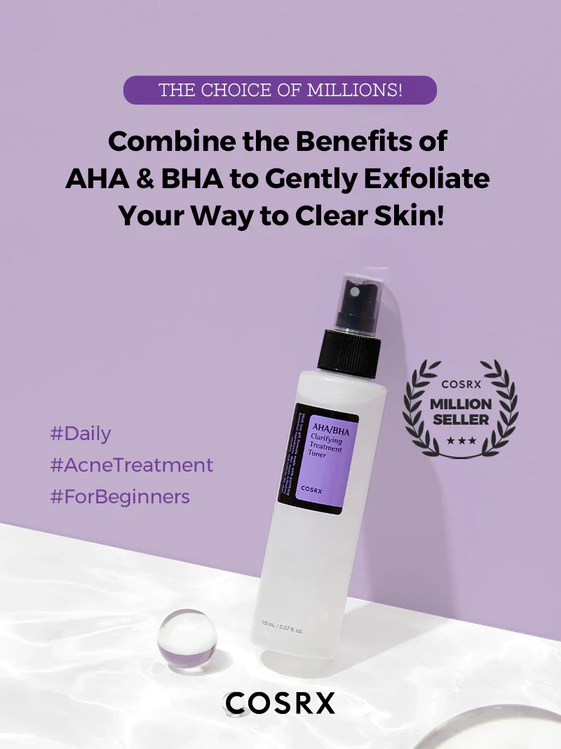 Cosrx AHA/BHA Clarifying  Treatment Toner - Image 2