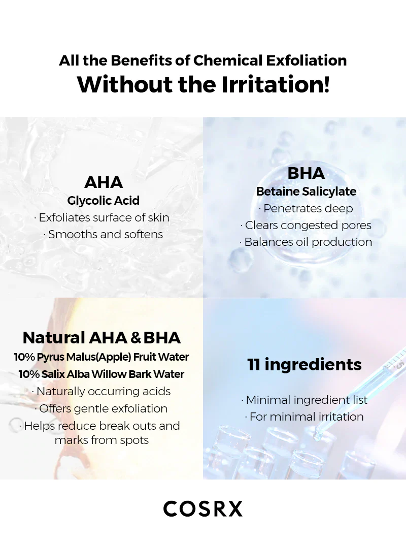 Cosrx AHA/BHA Clarifying  Treatment Toner - Image 5