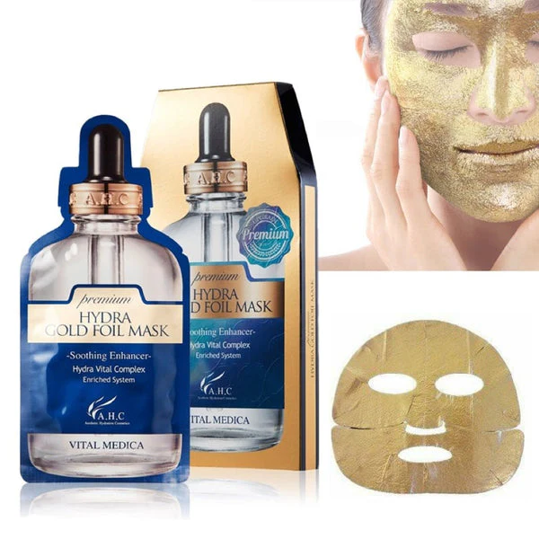 AHC Premium Hydra Gold Foil Mask 1Pcs - Image 3