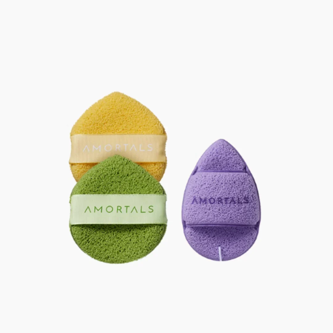 Amortals Bright Smile Cleansing Puff 3pcs - Image 2
