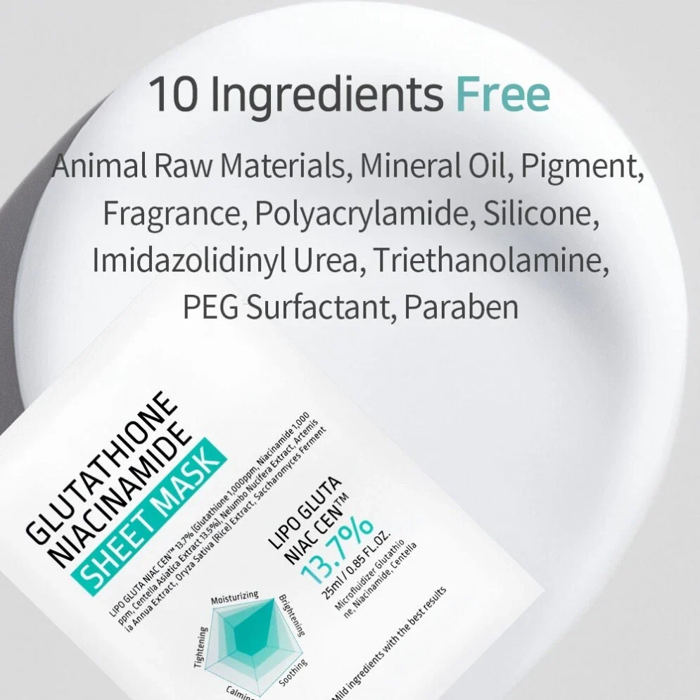 APLB Glutathione Niacinamide Sheet Mask 25ml 1pc - Image 5