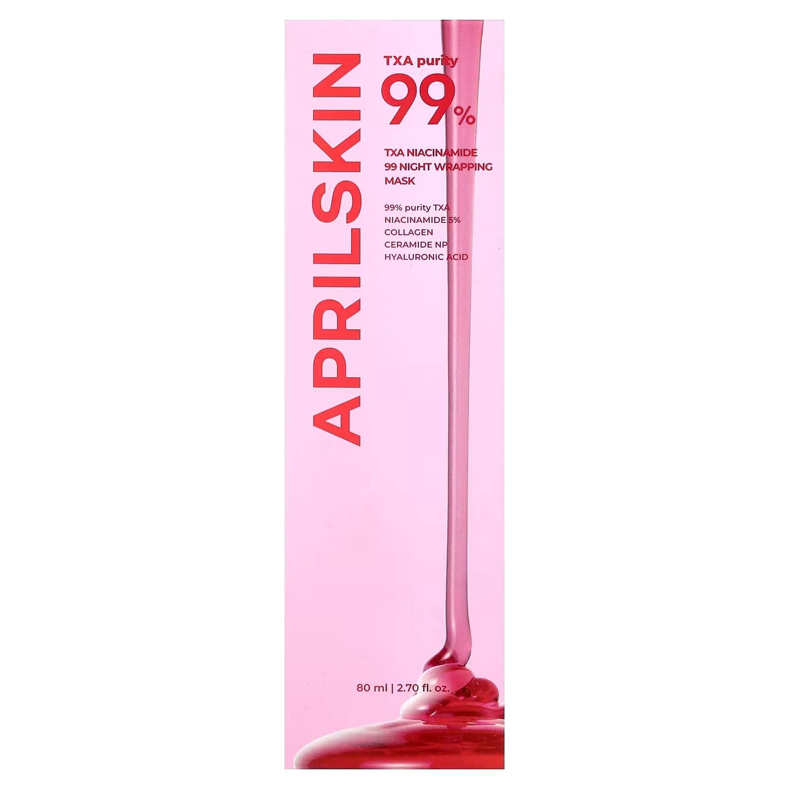April Skin Txa Niacinamide 99 Night Wrapping Mask 80ml - Image 2