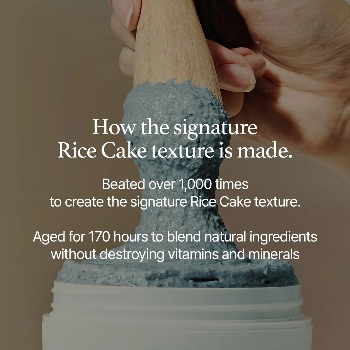 Arencia Fresh Blue Hyssop Rice Mochi Cleanser 120g - Image 3