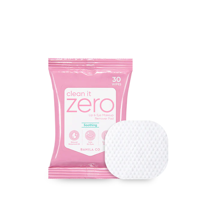Banila Co Clean it Zero Soothing Lip & Eye Removing Pad 30Pcs