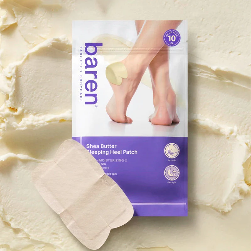 Baren Shea Butter Sleeping Heel Patch 2Pcs - Image 4