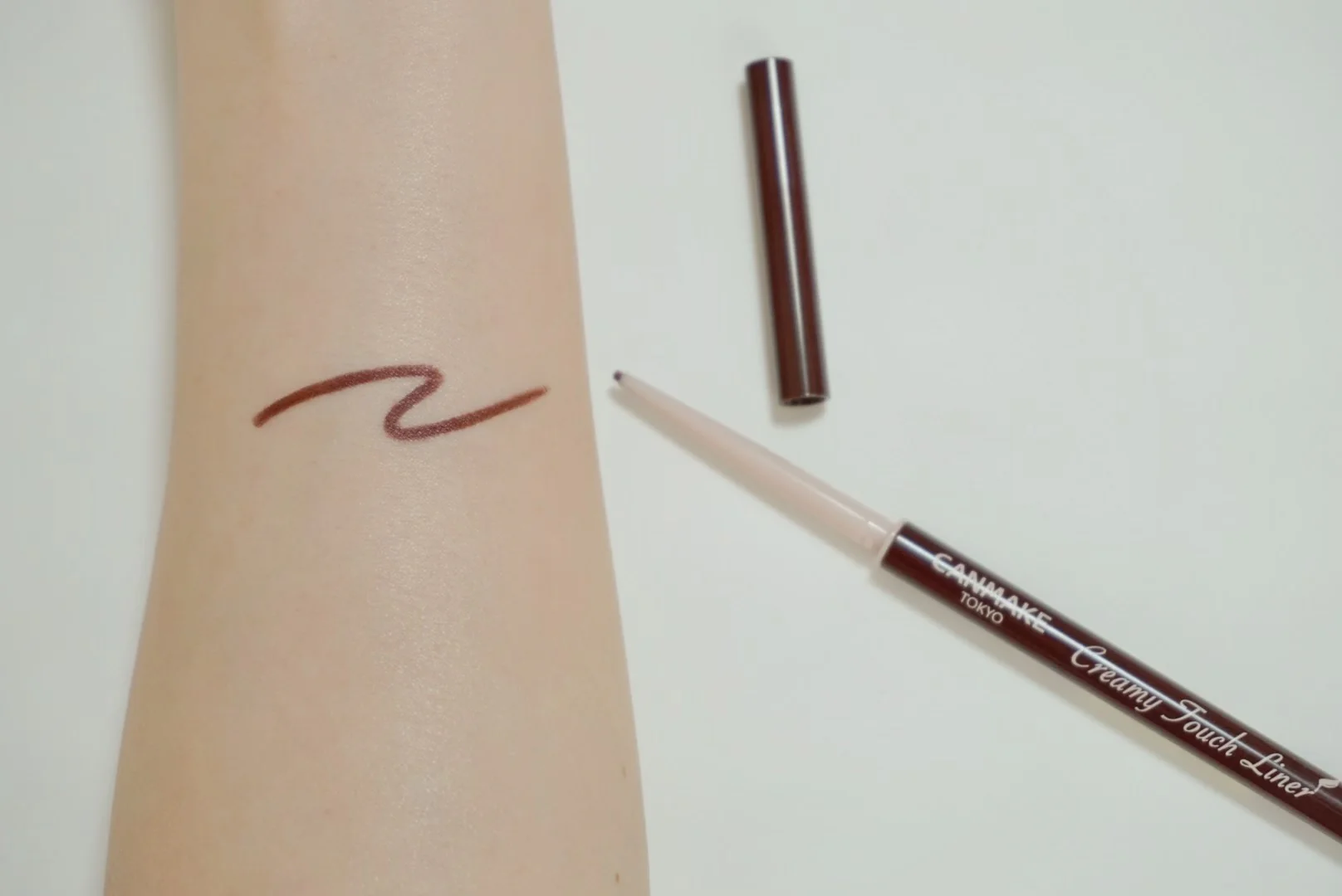 Canmake Creamy Touch Liner 07 Azuki brown - Image 3