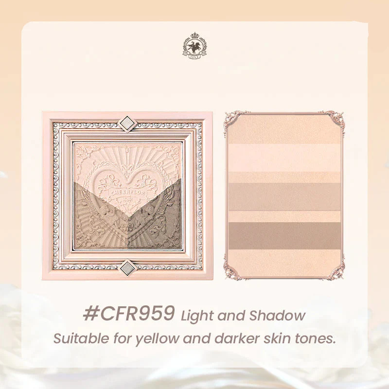 Cheerflor Brilliant Secret Series 3-Color Frame Contouring Palette - Image 4