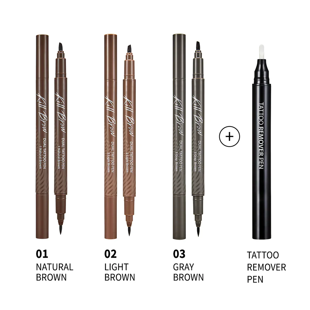Clio Kill Brow Dual Tattoo Pen Set - Image 3