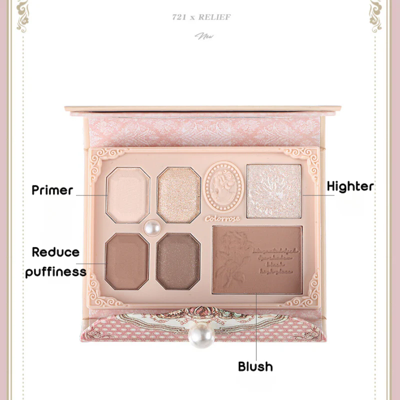 Colorrose Western Antique Six Color Makeup Palette - Image 2