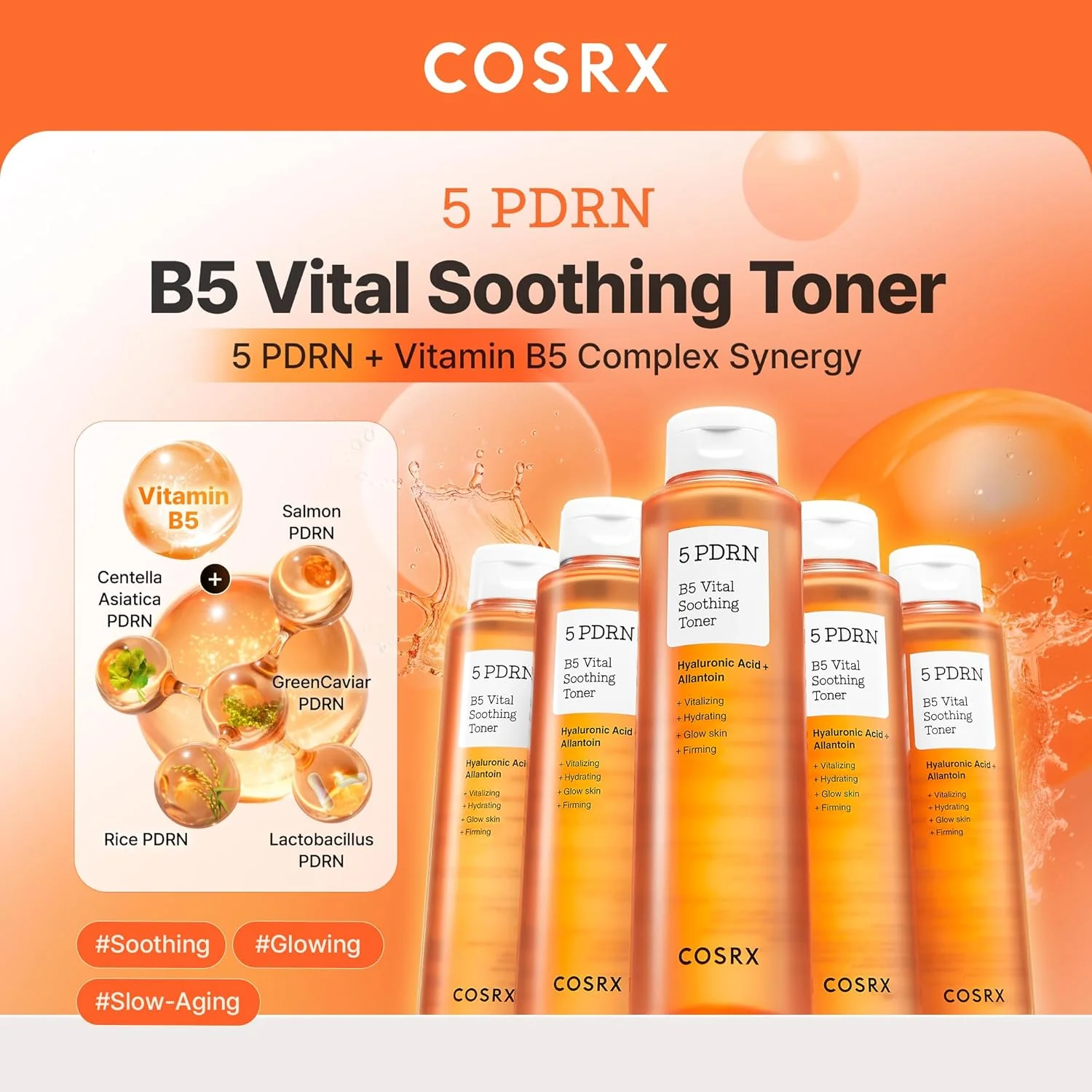Cosrx 5 PDRN B5 Vital Toner 280ml - Image 3