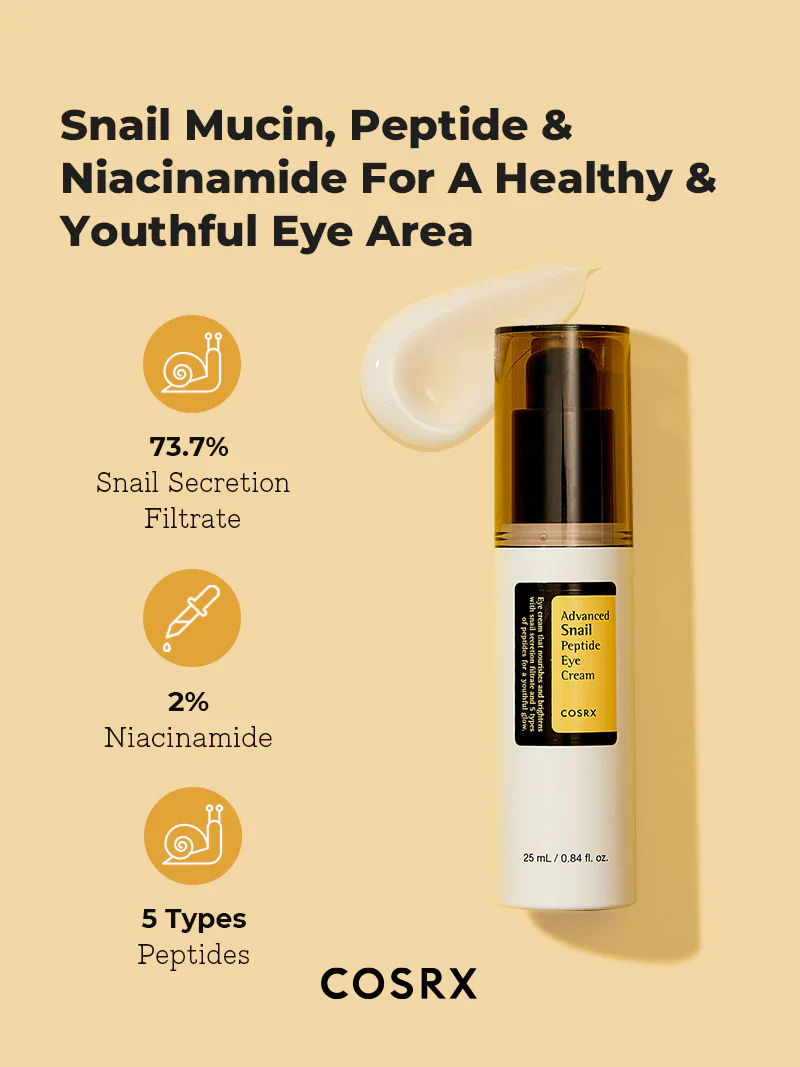 Cosrx Advanced Snail Peptide Eye Cream 25ml - Image 2