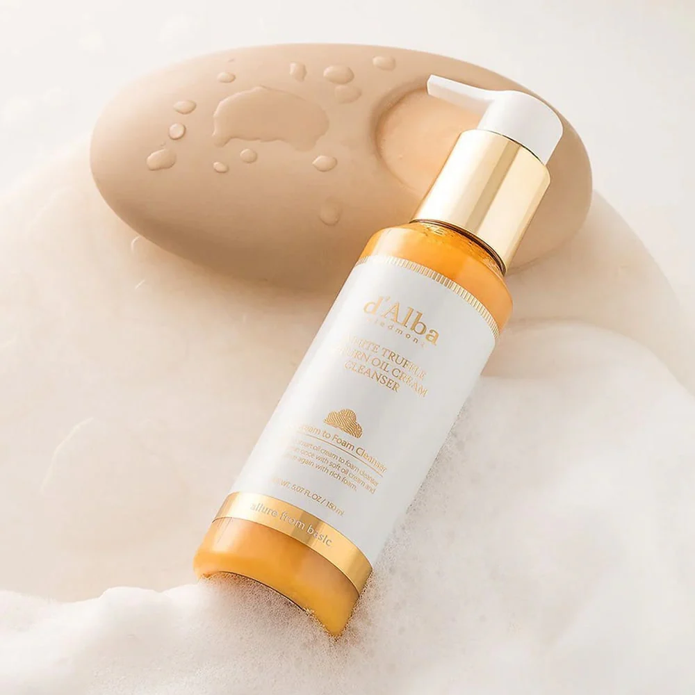 d'Alba White Truffle Return Oil Cream Cleanser 150ml - Image 2