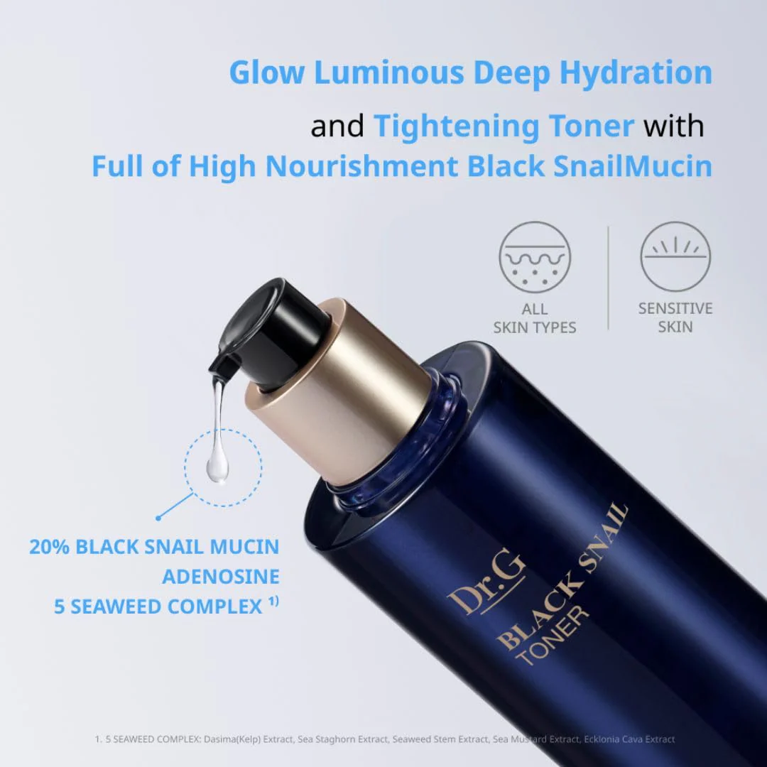 Dr.G Black Snail Toner 150ml - Image 3