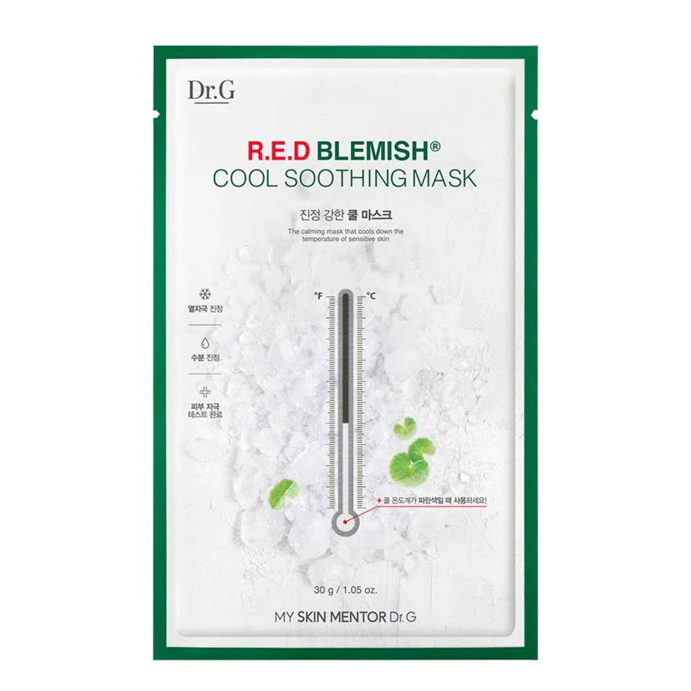 Dr.G R.E.D Blemish Cool Soothing Mask 1Pcs