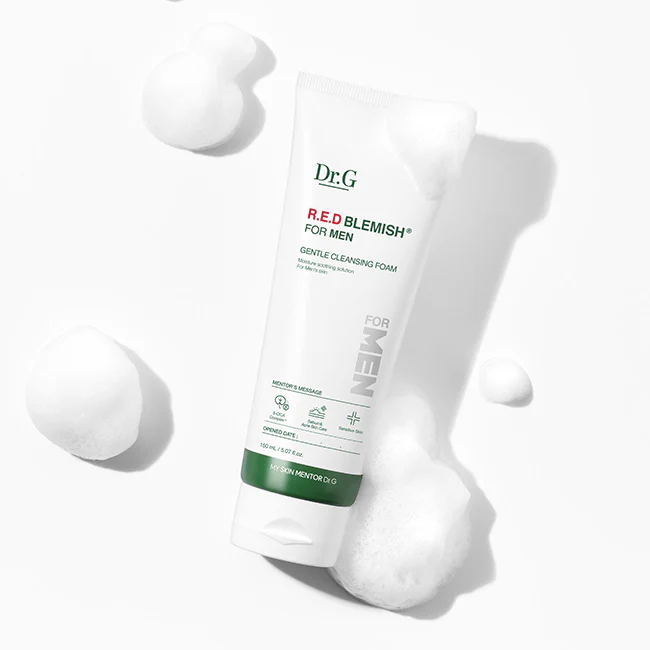 Dr.G R.E.D Blemish For Men Gentle Cleansing Foam 150ml - Image 2