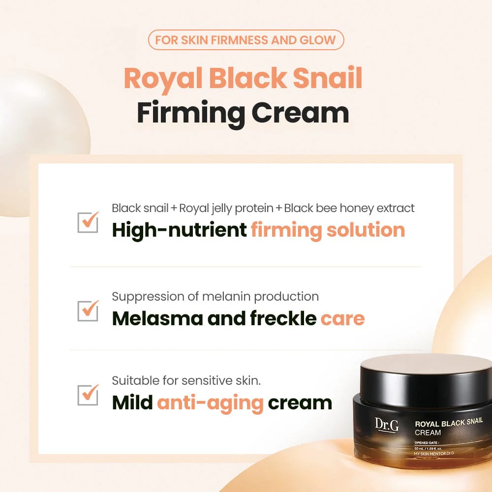 Dr.G Royal Black Snail Cream 50ml - Image 4