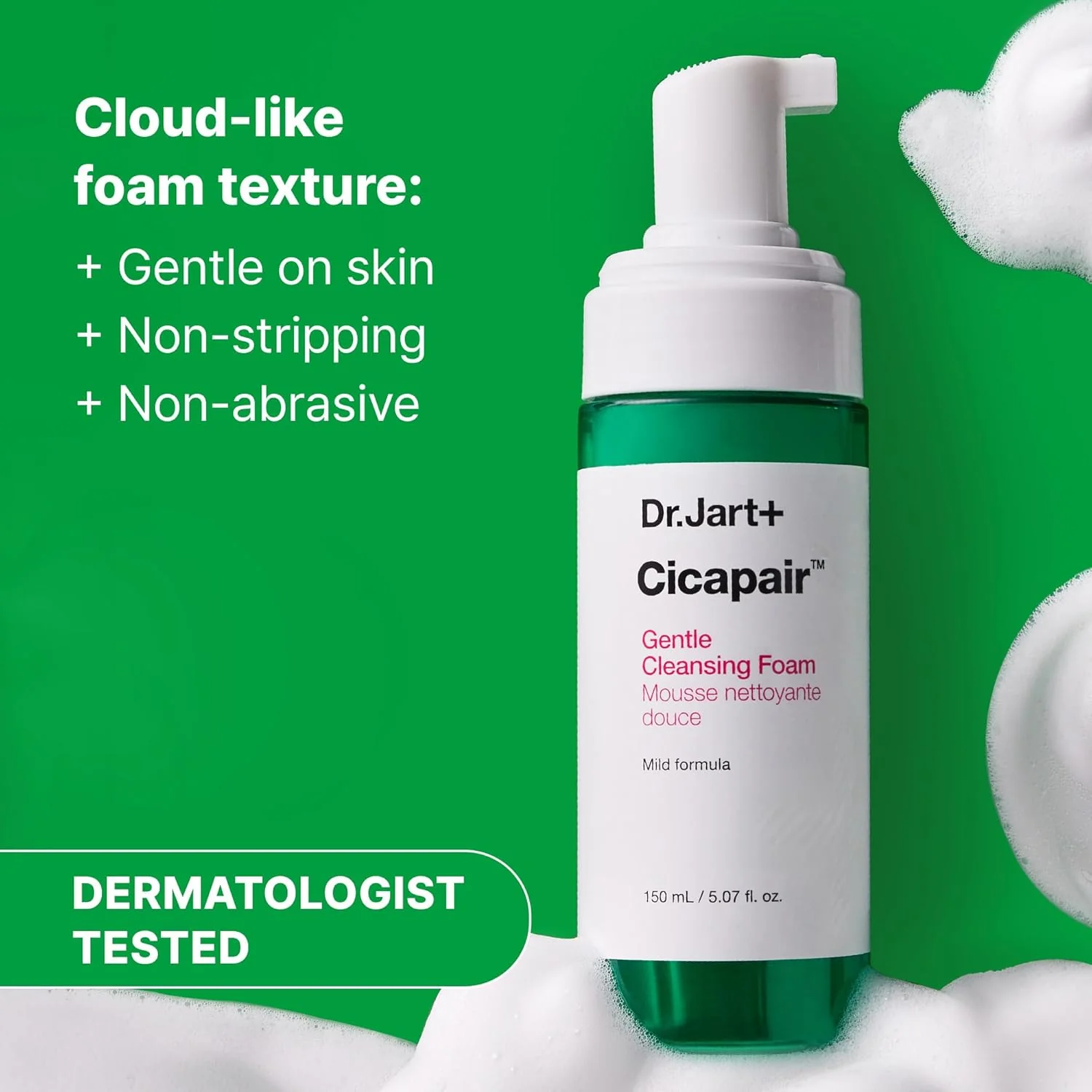 Dr.Jart+ Cica Gentle Cleansing Foam 150ml - Image 4