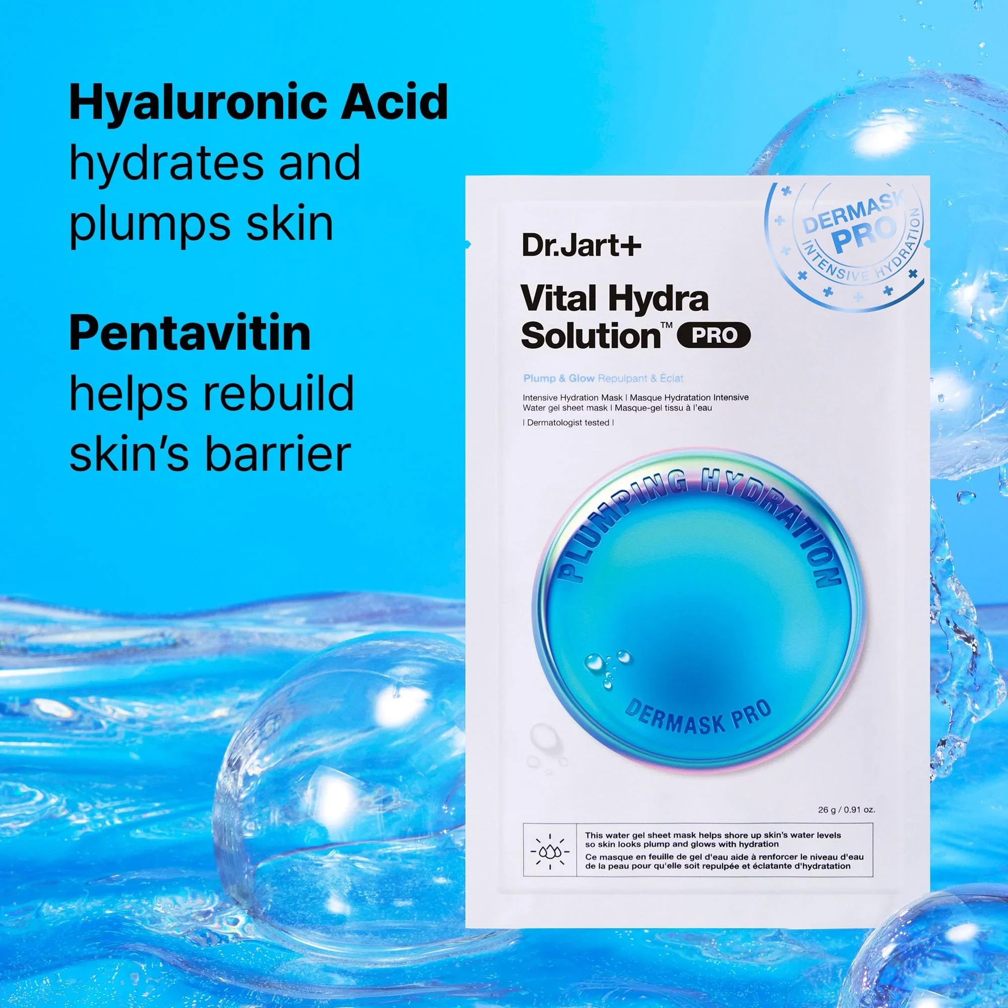 Dr.Jart Dermask Vital Hydra Solution Pro 1Pc - Image 3