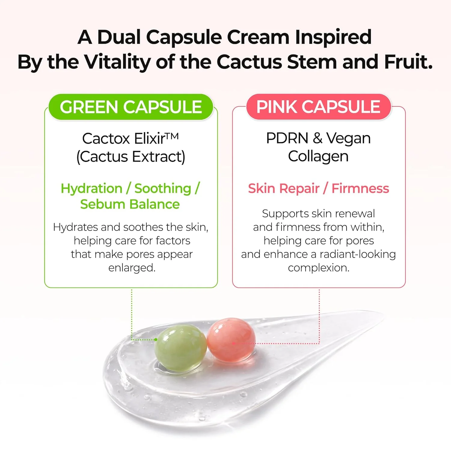 Dr.Melaxin Cactox Pore Relief Dual Capsule Cream 65g - Image 3