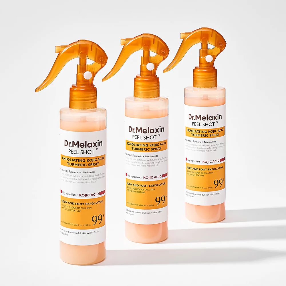 Dr.Melaxin Peel Shot Exfoliating Kojic Acid Turmeric Spray 200ml - Image 5