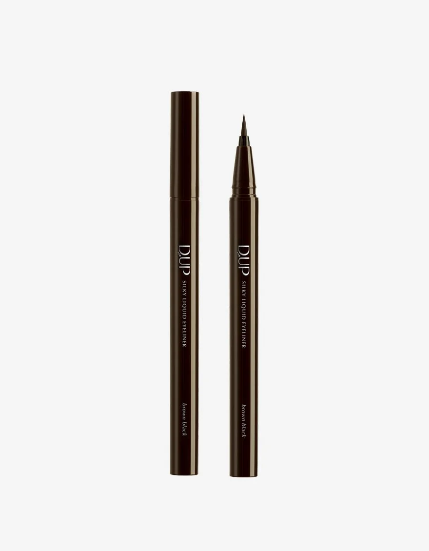 Dup Silky Liquid Eyeliner Waterproof Brown Black - Image 2