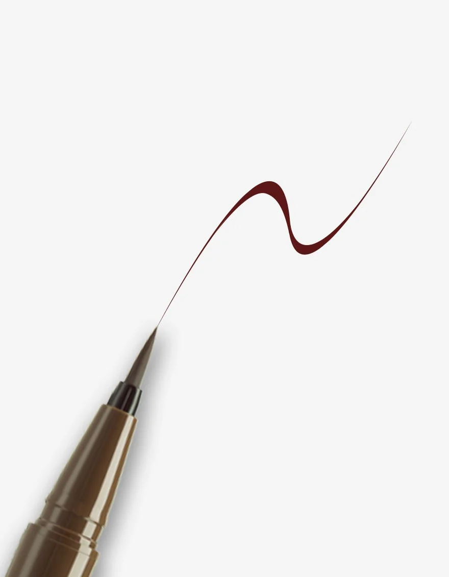 Dup Silky Liquid Eyeliner Waterproof Natural Brown - Image 3