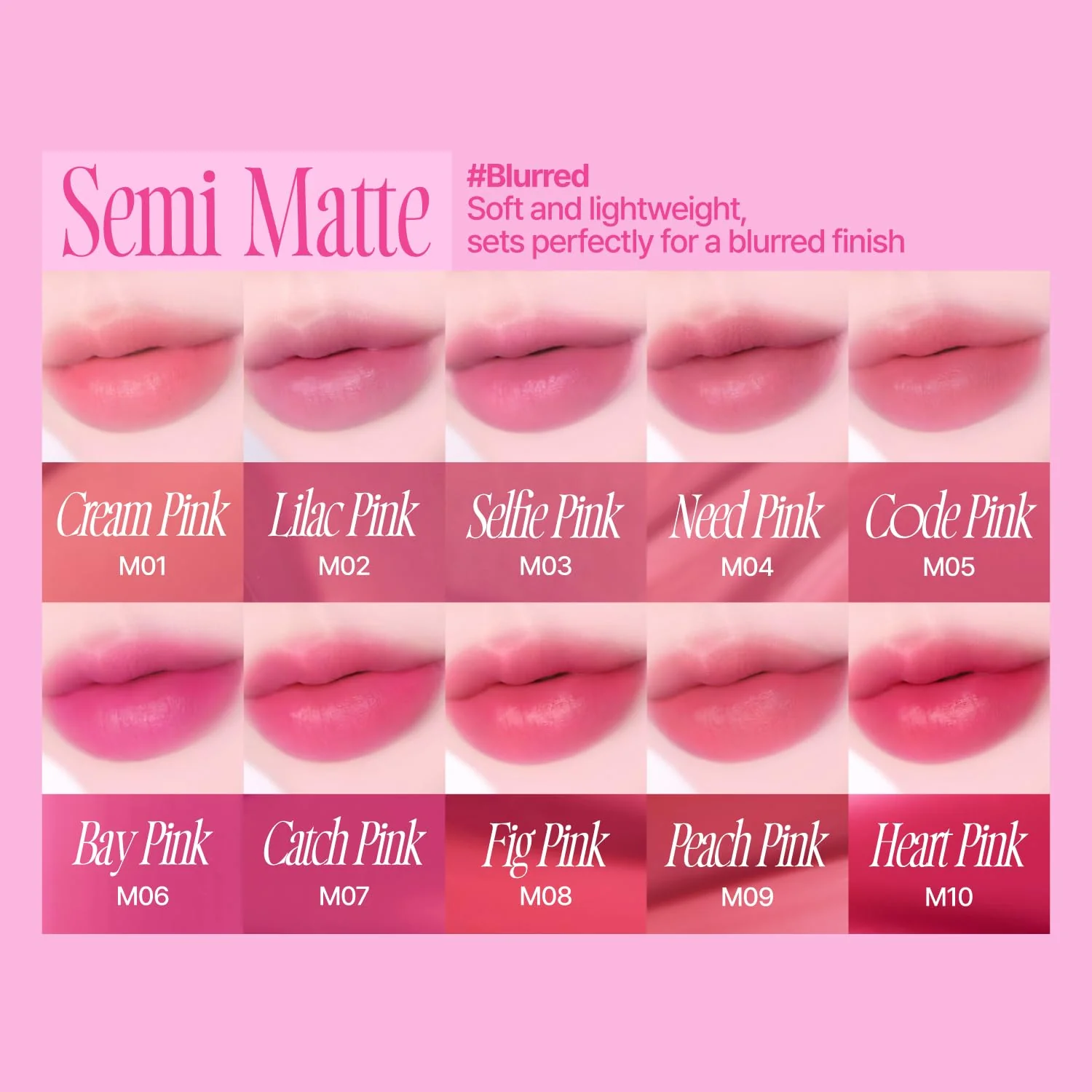 Fwee Pink Obsession Stay-Fit Lip Tint 3.8g - Image 5