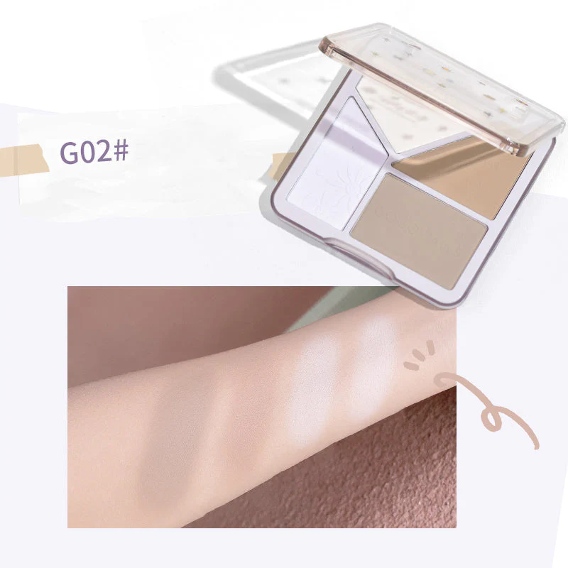 GogoTales Light Shadow Flawless Highlight Contouring Palette - Image 3