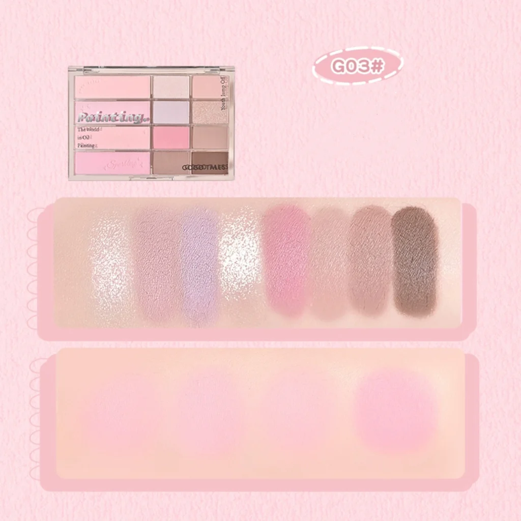 GogoTales Soft Mist Blusher Eyeshadow Palette - Image 4