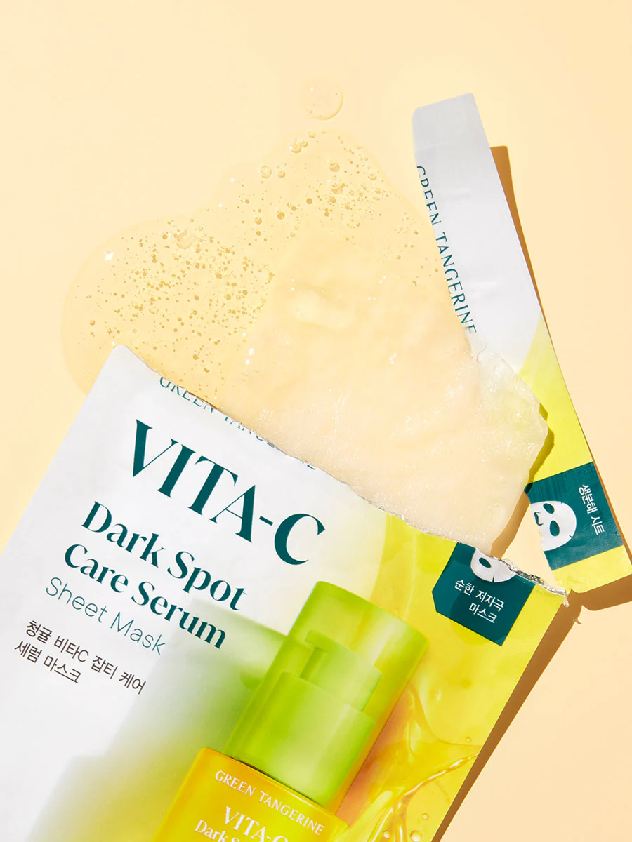 Goodal Green Tangerine Vita C Blemish Care Serum Mask 5 Sheets - Image 3