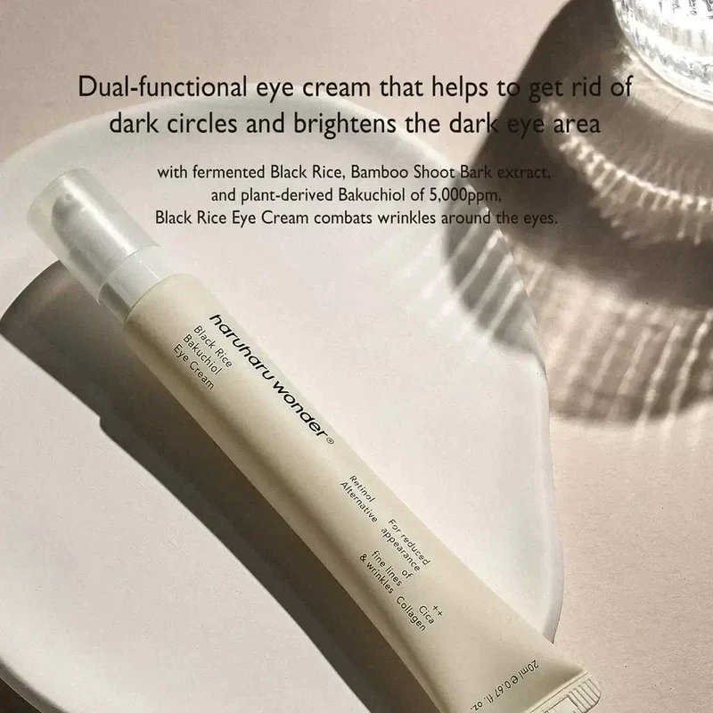 Haruharu Wonder Black Rice Bakuchiol Eye Cream 20ml - Image 4