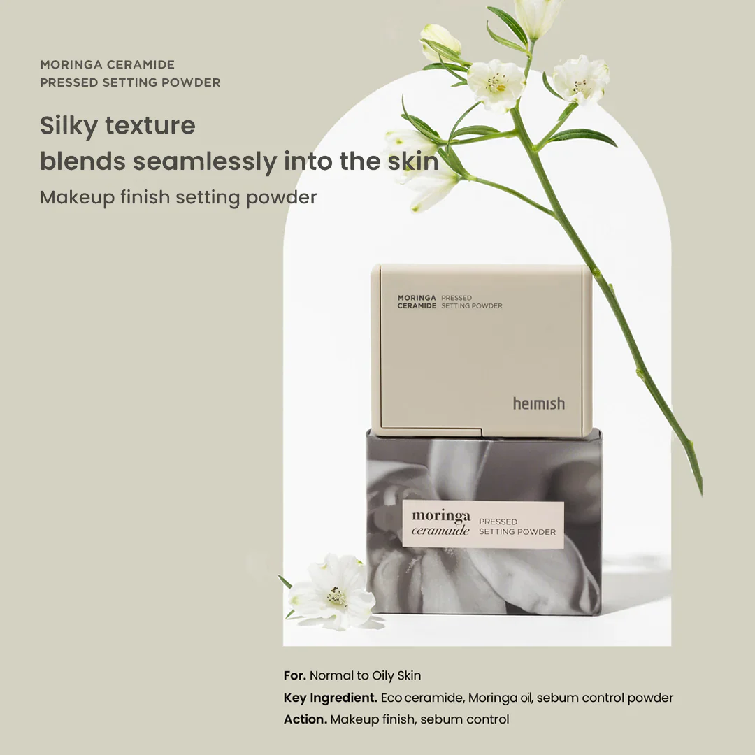 Heimish Moringa Ceramide Pressed Setting Powder 5g - Image 3