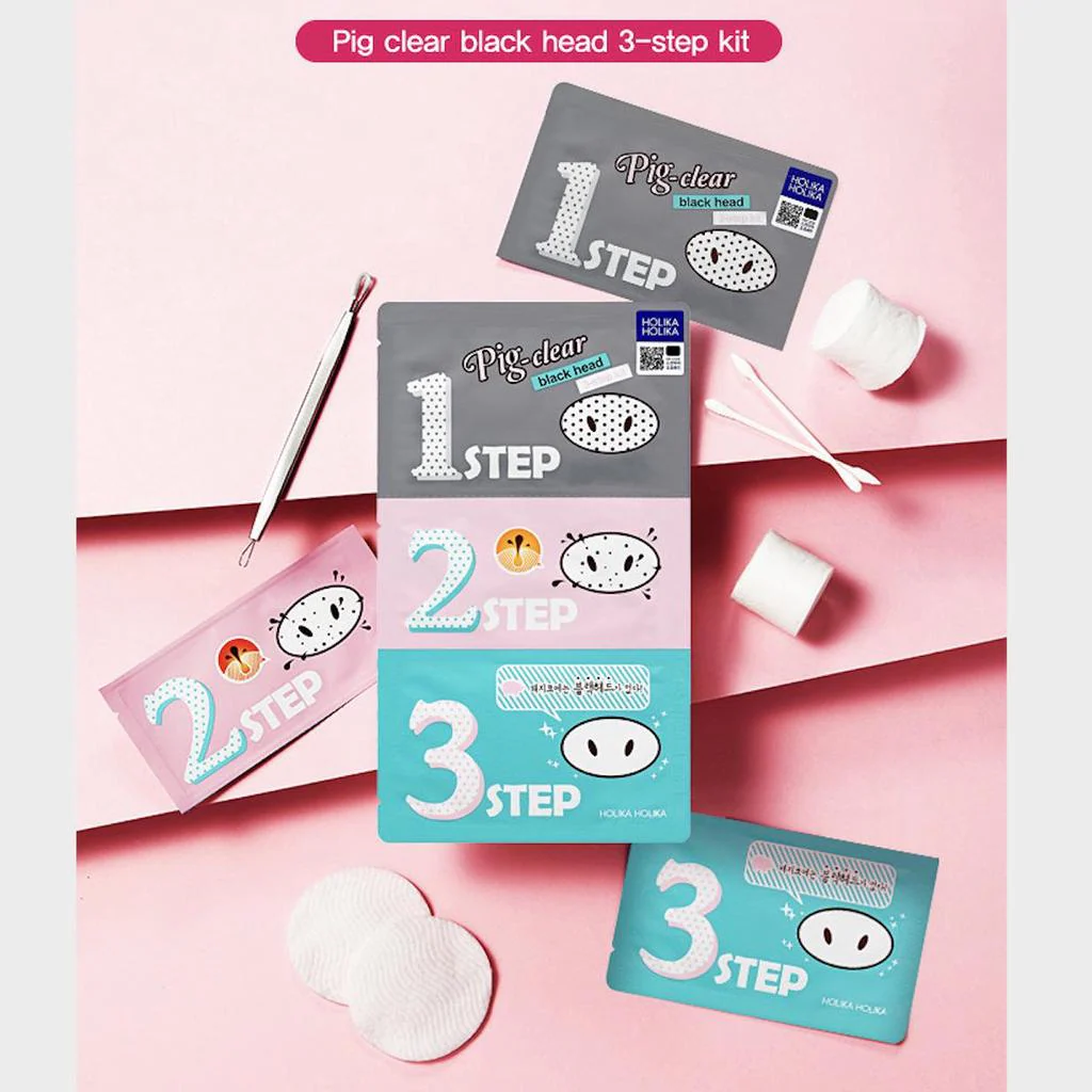 Holika Holika Pig Nose Clear Black Head 3 Step Kit - Image 2