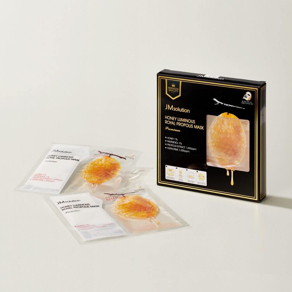JM Solution Honey Luminous Royal Propolis Mask Premium 1Pc - Image 2
