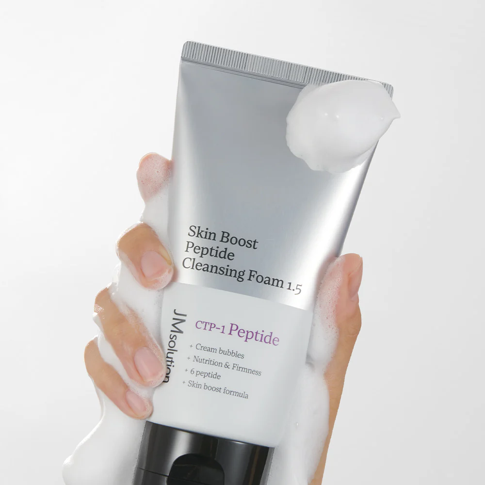 JM Solution Skin Boost Peptide Cleansing Foam 1.5 150ml - Image 2