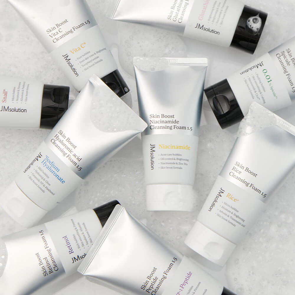 JM Solution Skin Boost Spicule Cleansing Foam 1.5 150ml - Image 4