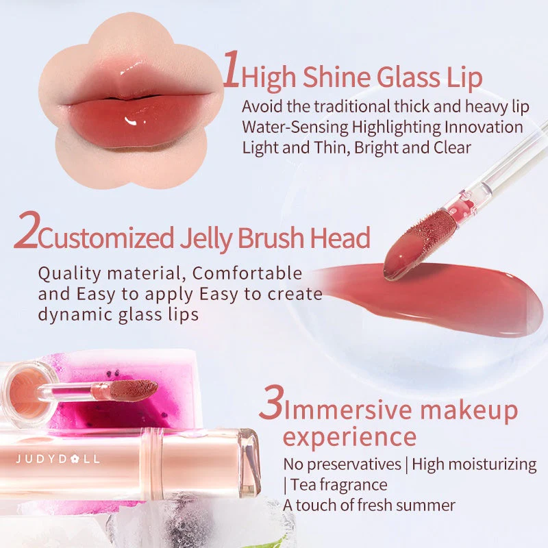 Judydoll Ice Tea Watery Jelly Lip Glaze - Image 22
