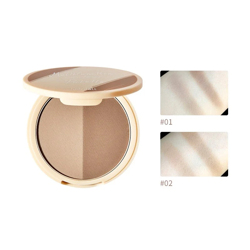 Judydoll Two-Colour Face Contour Powder Palette Bronzer - Image 2