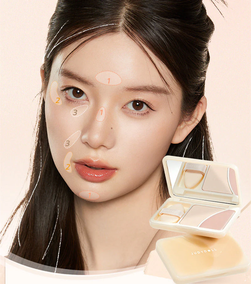 Judydoll Two-Shade Matte Highlighter Palette 8g - Image 14