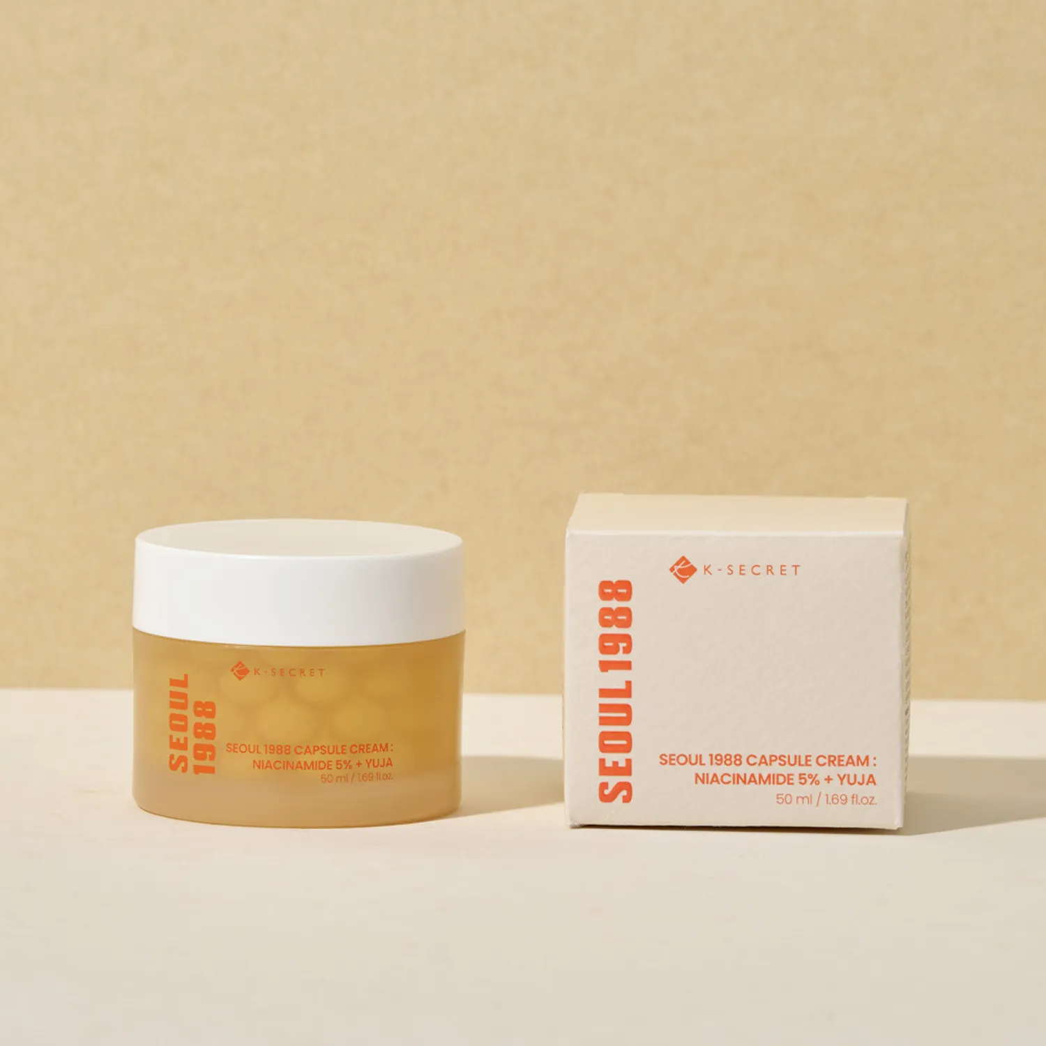 K-Secret Seoul 1988 Capsule Cream : Niacinamide 5% + Yuja 50ml - Image 2