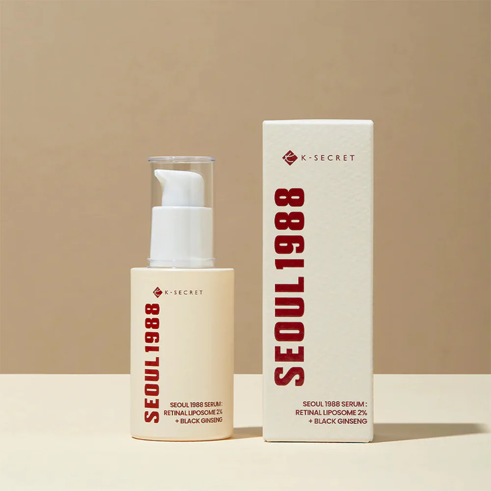 K-Secret Seoul 1988 Serum: Retinal Liposome 2%+ Black Ginseng 30ml - Image 2