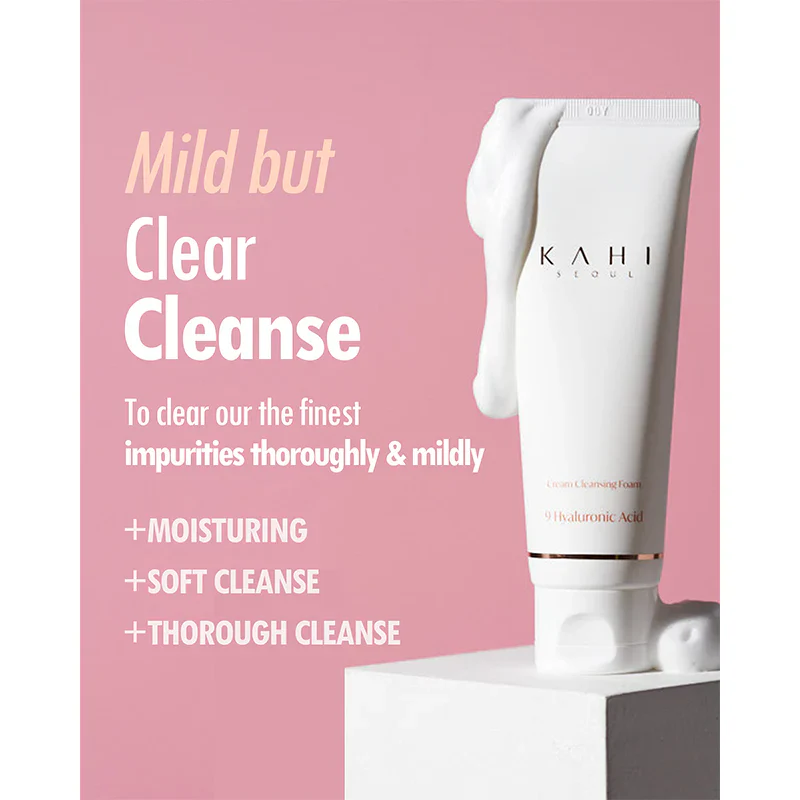 KAHI Seoul Cream Cleansing Foam 80ml - Image 2