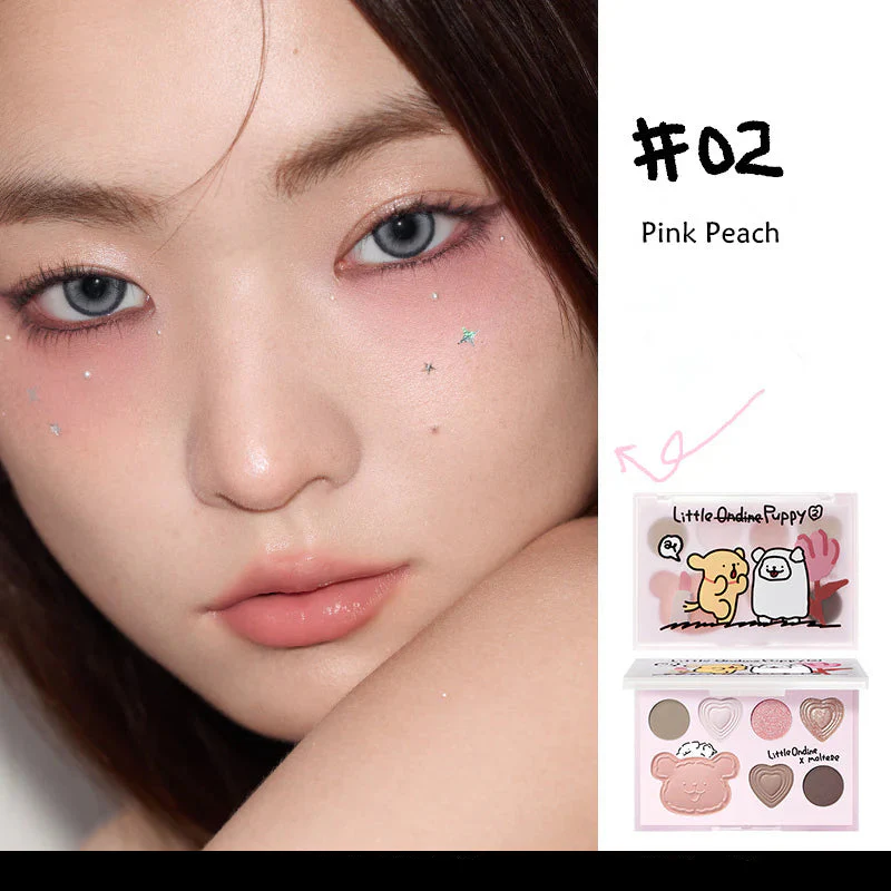 Little Ondine Puppy Hug Series 7-Color Eyeshadow Palette - Image 3