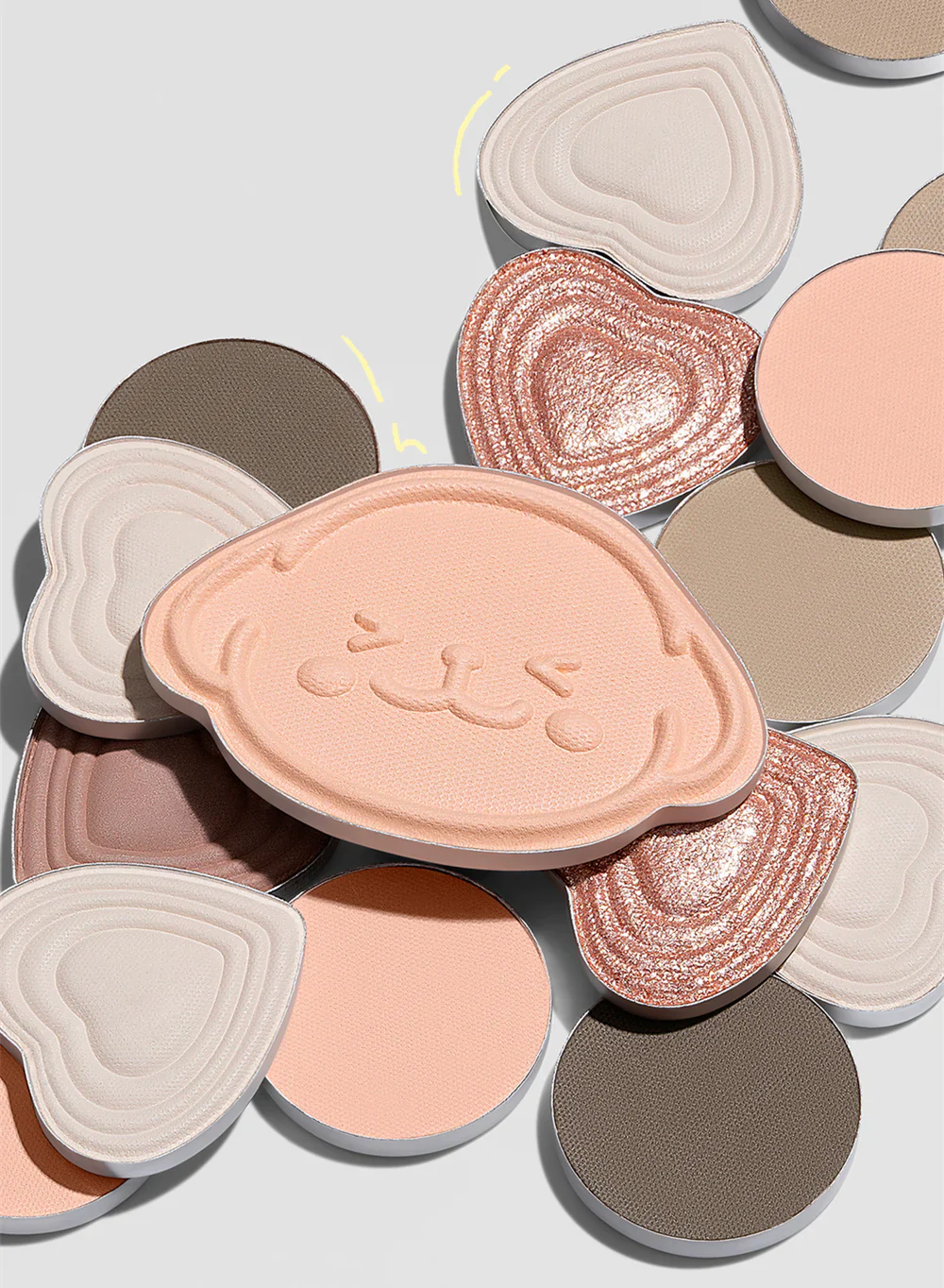 Little Ondine Puppy Hug Series 7-Color Eyeshadow Palette - Image 4