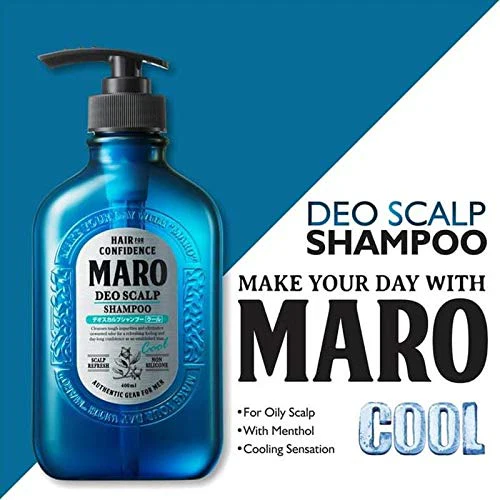 Maro Deo Scalp Shampoo Cool 400ml - Image 2