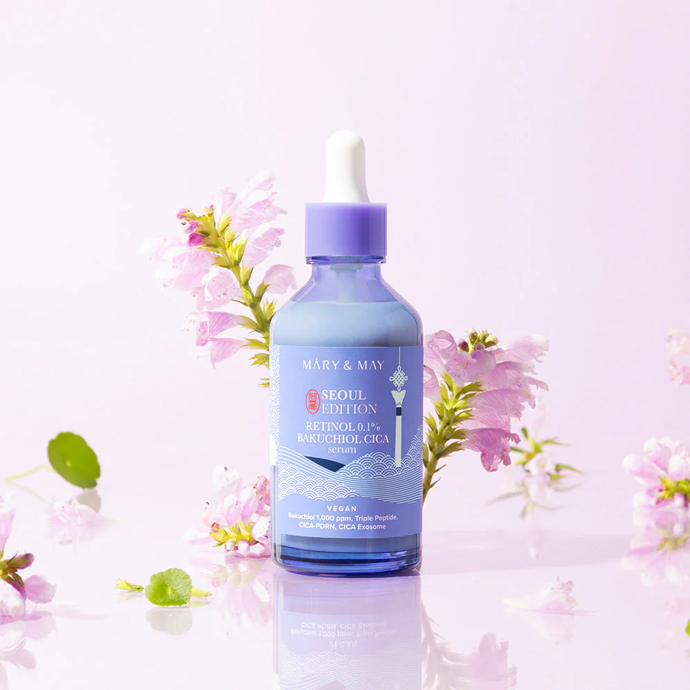 Mary&May Retinol 0.1% Bakuchiol Cica Serum 80ml - Image 4