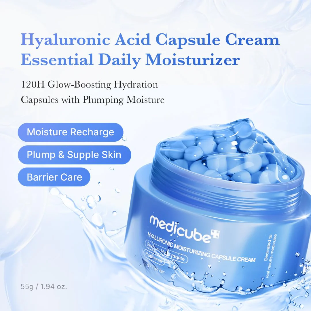Medicube Hyaluronic Moisturizing Capsule Cream 50g - Image 4